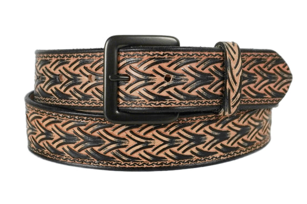 Nordic Weave Leather Belt | Handmade in Seattle | Marakesh  display picture 1