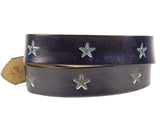 Stars Leather Belt