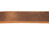 Distressed brown leather belt.