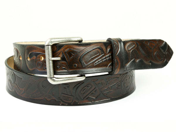 Eagle Leather Belt, Handmade in Seattle