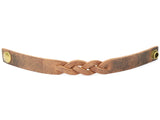 Braided Leather Wristband