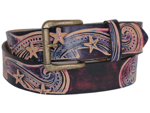 Nebula Leather Belt