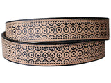 Concentric Circles Leather Belt