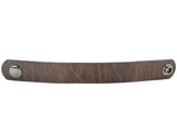 Distressed Brown Leather Wristband