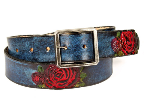 Handmade Tooled Leather Belts | 1.25 Inch Width
