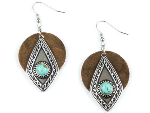 Handmade Leather Earrings