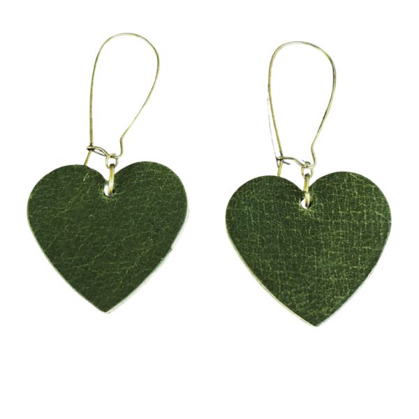 Leather Love Earrings
