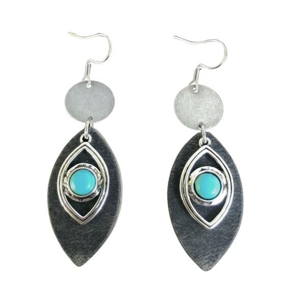 Oasis Leather Earrings