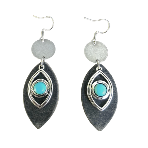 Oasis Leather Earrings