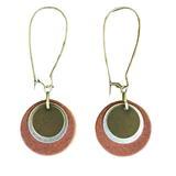Sacred Spheres Leather Earrings