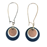 Sacred Spheres Leather Earrings