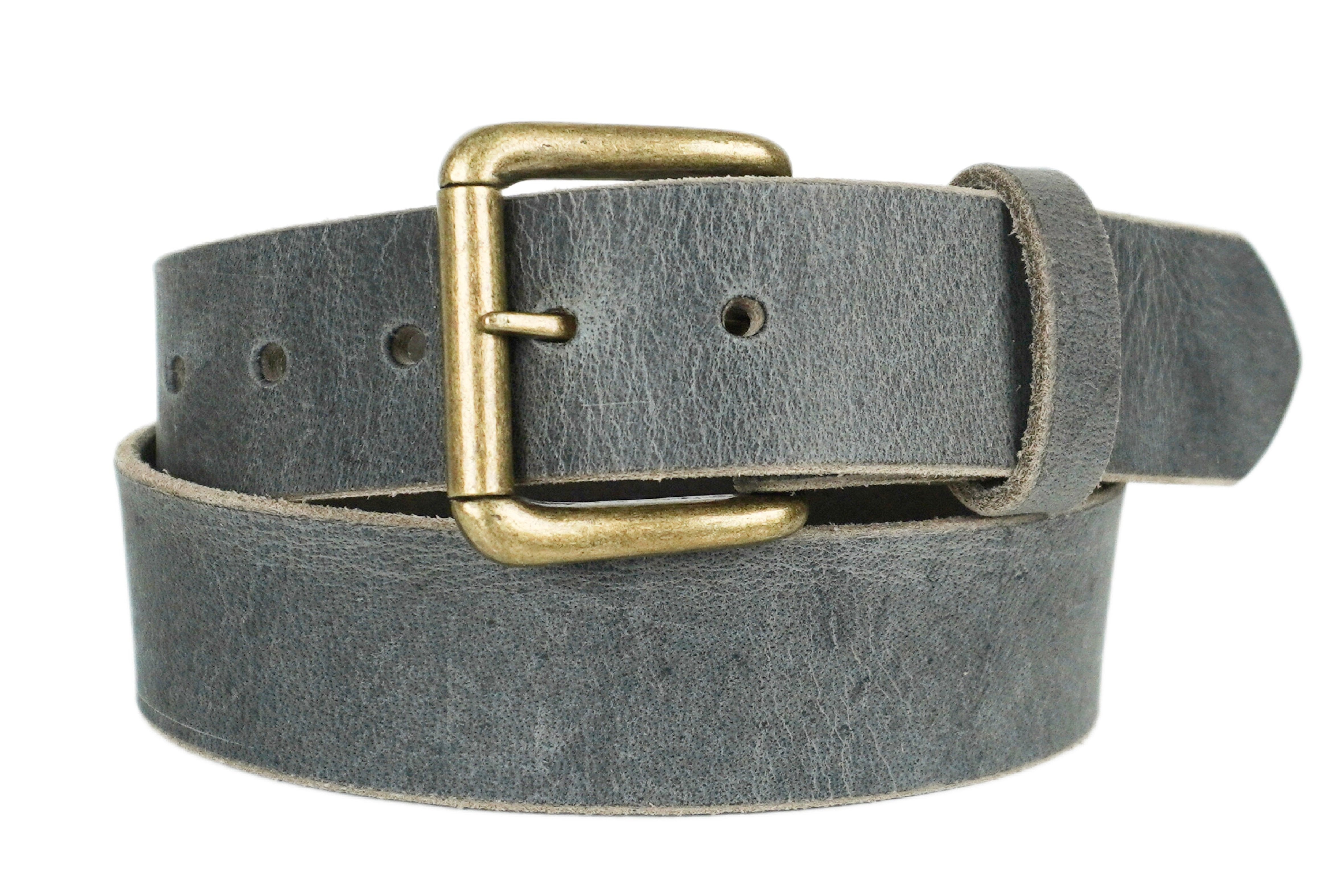 gray-leather-belt-brass-roller