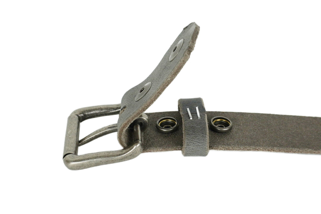 Gray Leather Belt | Made in Seattle | Marakesh Leather Gray Leather Belt | Made in Seattle | Marakesh Leather