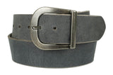 Slate Gray Wide Leather Belt