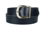 Navy Blue Wide Leather Belt