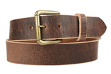 Textured Light Brown Leather Belt