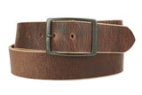 Textured Light Brown Leather Belt