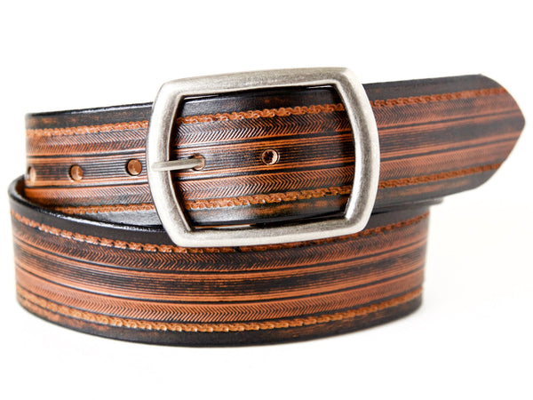 Tread Herring Wide Leather Belt