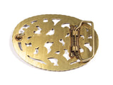 Country Floral Belt Buckle