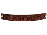 Celtic Interlace Leather Wristband