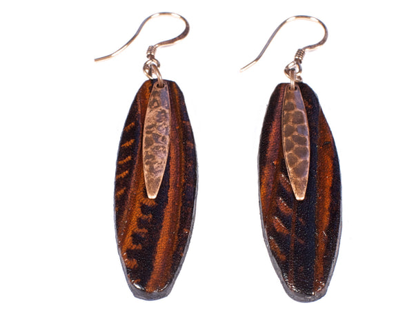 Birch Tree Leather Earrings
