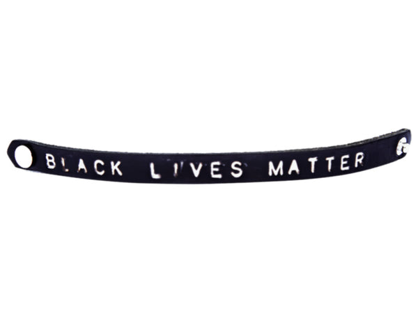 Black Lives Matter Leather Wristband