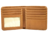 Wide Bifold Leather Wallet