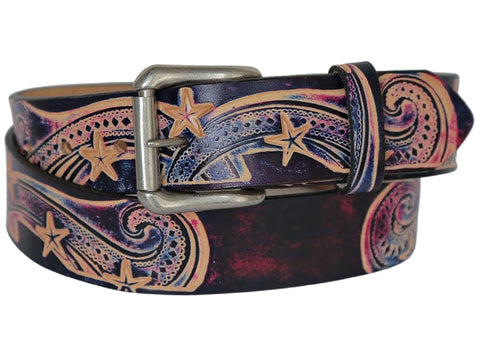 Nebula Leather Belt