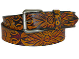 Wildflower Leather Belt
