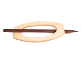 Eclipse Leather Hair Barrette