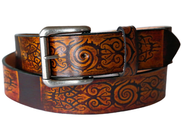 Tattoo Leather Belt