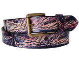 Wild Grass Leather Belt